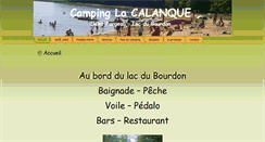 Desktop Screenshot of camping-lacalanque.fr